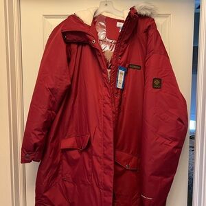 Columbia Deep Red Insulated Jacket